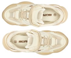 Tênis Chunky Branco e Nude Betina