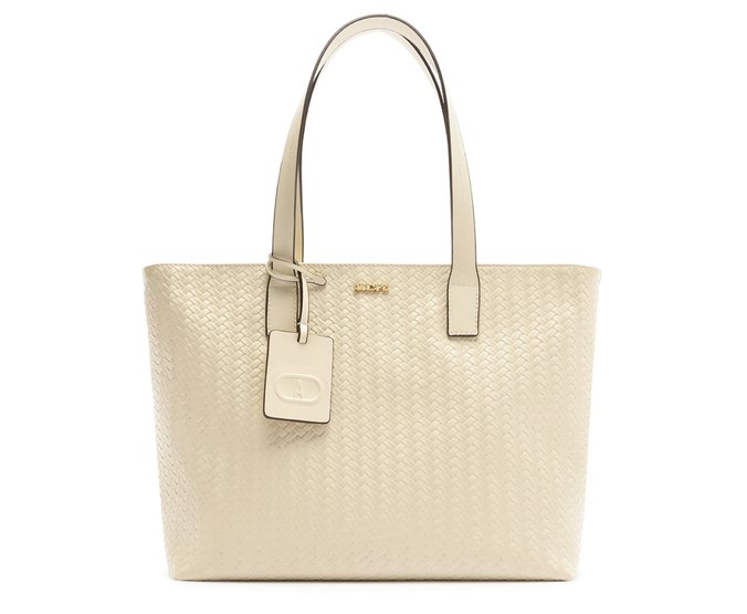 Bolsa Shopping Grande Lininear Branca