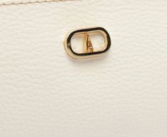Bolsa Shopping Grande Com Necessaire Bicolor Branca