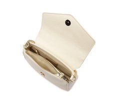 Bolsa Tiracolo Pequena Minimalista Branca