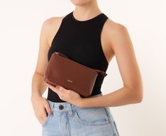 Necessaire Pequena Valentina Marrom
