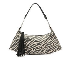 Bolsa Tiracolo Grande Lumina Animal Print Zebra