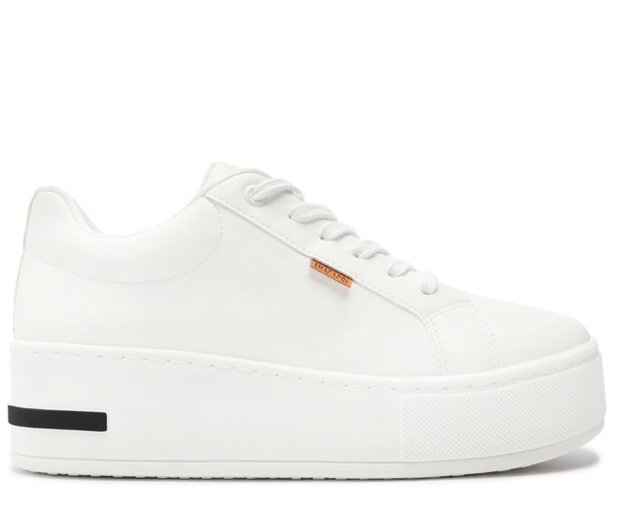 Tenis anacapri top branco sola alta