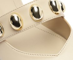 Sapatilha Slingback Maxi Tachas Branca