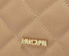 Bolsa Tiracolo Pequena Matelassê Triangular Envelope Bege