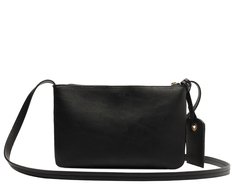 Bolsa Tiracolo Média Matelassê Zig Preta