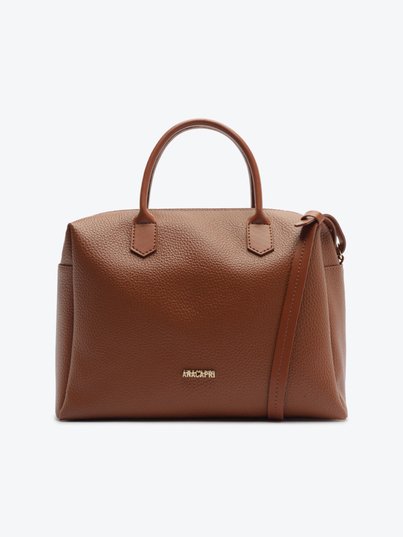 Bolsa Tote Média Arredondada Marrom Coffee