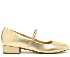 Sapato Boneca Dourado Essencial