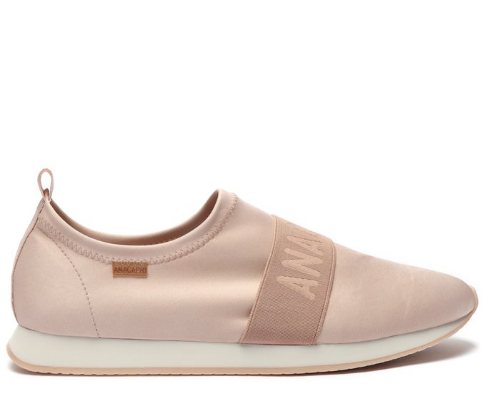 Tênis Slip On Preto Tiras Elástico | Anacapri