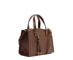 Bolsa Tote Média Estruturada Marrom