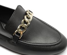 Mocassim Corrente Minimal Preto