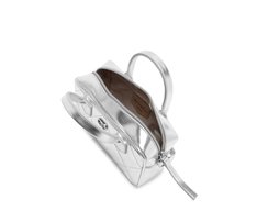 Bolsa Tote Pequena Matelassê Prateada