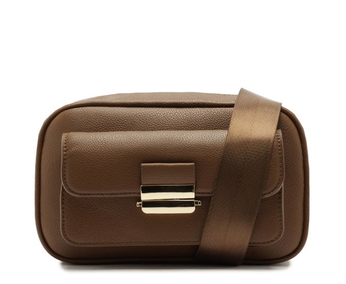 Bolsa Tiracolo Média Soft Floater Marrom