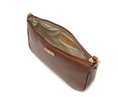 Bolsa Tiracolo Média Snake Marrom