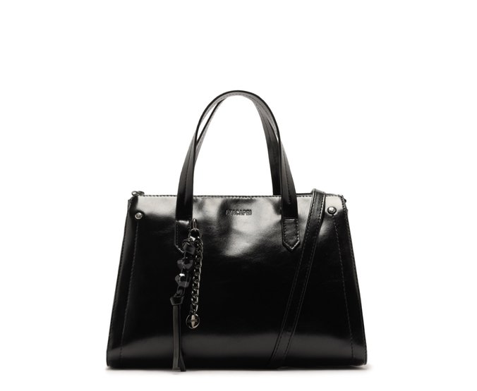 Bolsa Tote Média Pedraria Preta