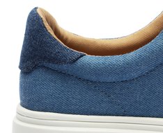 Tênis Sola Alta Jeans Azul