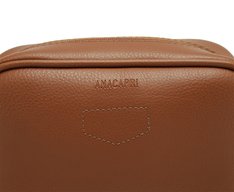 Bolsa Tiracolo Média Alça Bicolor Gorgurão Marrom