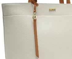 Bolsa Shopping Grande Bag Charm Branca