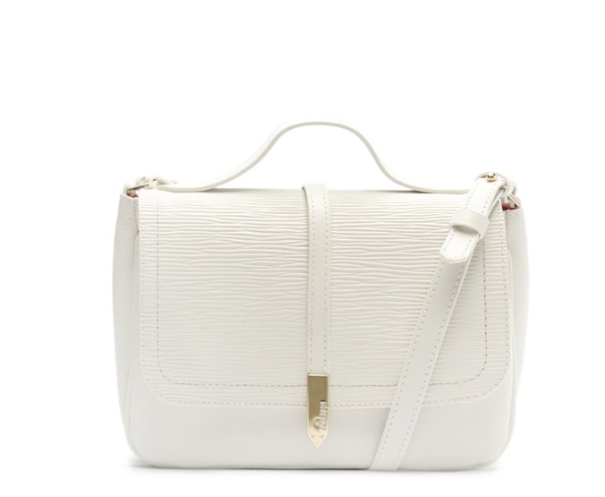 Bolsa Tiracolo Média Divisórias Vitória Branca