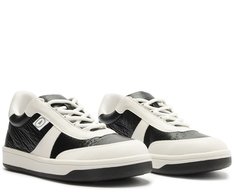 Tênis Recortes Nylon Preto