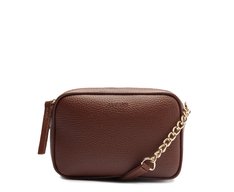 Bolsa Tiracolo Pequena Essencial Marrom