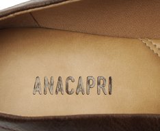 Mocassim Madri Bico Quadrado Marrom