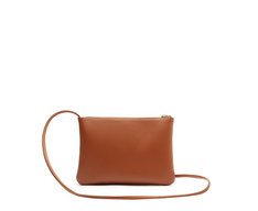 Bolsa Tiracolo Pequena Clássica Marrom