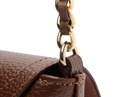 Bolsa Tiracolo Pequena Casual Marrom
