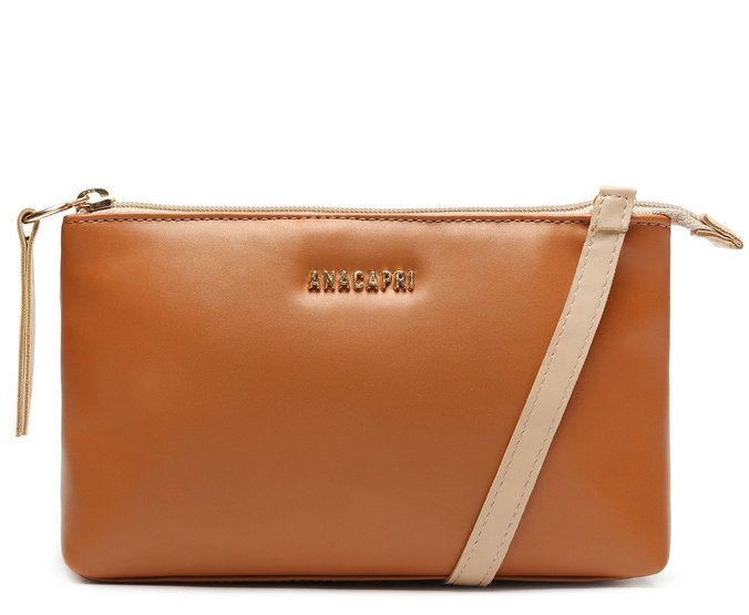 Bolsa crossbody caramelo clearance