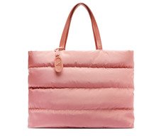 Bolsa Shopping Rosa Grande Fluffy Nylon