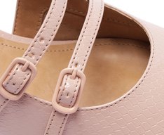 Sapatilha Boneca Slingback Verniz Milena Rosa