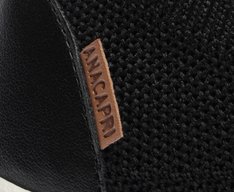 Tênis Slip On Knit Sola Bicolor Preto