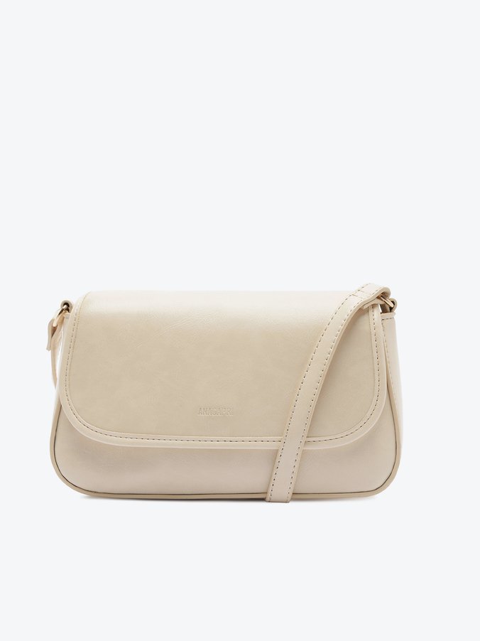 Bolsa Tiracolo Média Vintage Branca