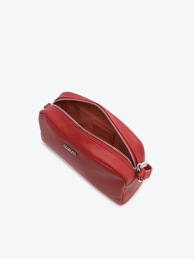 Bolsa Tiracolo Pequena Lisa Vermelha | Anacapri