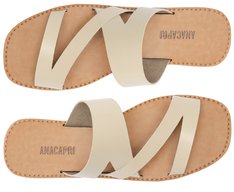 Rasteira Multitiras Colors Branca