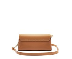 Bolsa Tiracolo Pequena Barbicacho Esfera Marrom