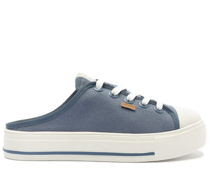 Tênis Mule Sola Alta Azul