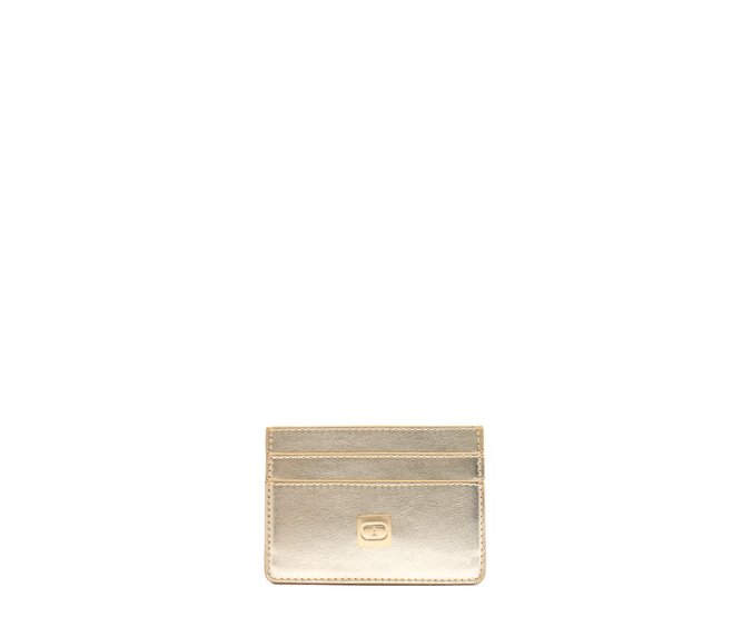 Porta Cartão Pequeno Dourado