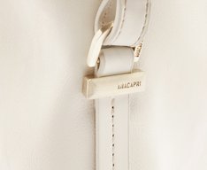 Bolsa Tiracolo Pequena Pespontos Trendy Branca
