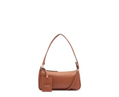 Tiracolo Pequena Bag Charm Marrom Caramelo