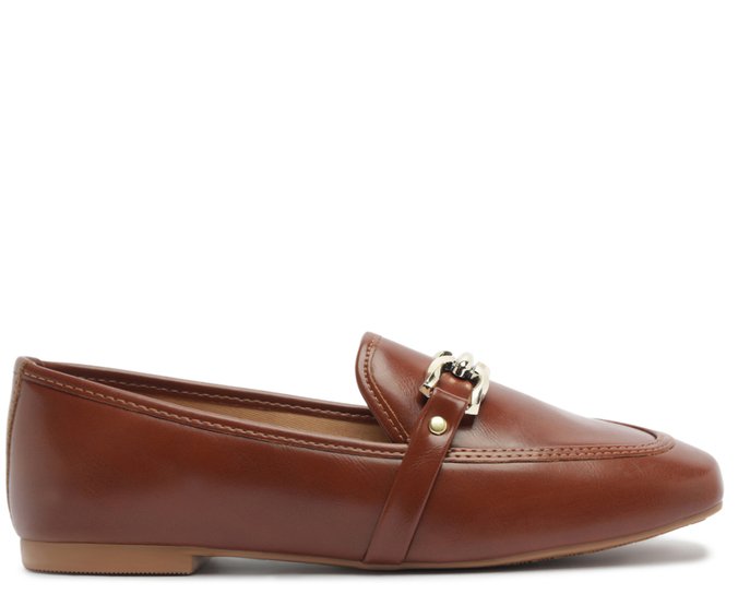 Mocassim Sola Bold Bridão Marrom