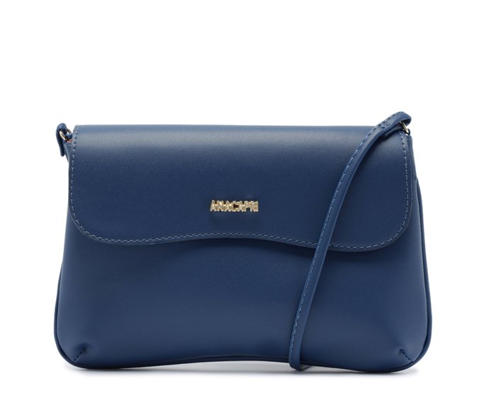 Bolsa Tiracolo Média Dome Azul
