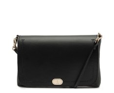 Bolsa Tiracolo Média Lisa Preta