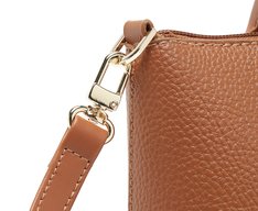 Bolsa Tote Média Essencial Marrom