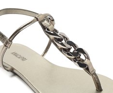 Rasteira Corrente Slim New Prateada
