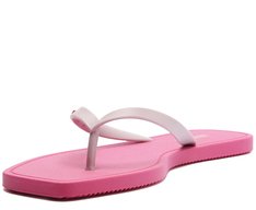 Chinelo de Dedo Bico Quadrado Rosa