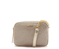Bolsa Tiracolo Pequena Textura Glam Dourada