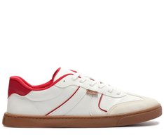 Tênis Versátil Urbano Branco e Vermelho