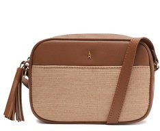 Bolsa Crossbody Média Marrom Natural Barbicacho
