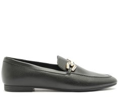 Mocassim Bridão Quadriculado Preto